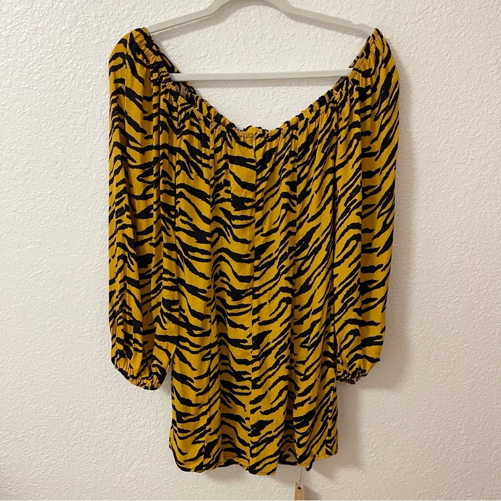 Reformation Roshay‎ Tiger Print Tigress Mini Dress 8 - Picture 7 of 10